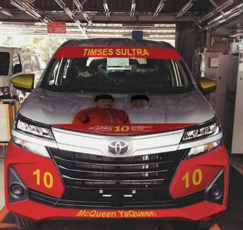 McQueen YaQueen, Avanza Facelift jadi Mobil Kampanye Capres Nurhadi Aldo